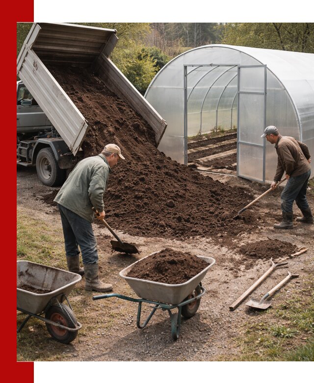 Грунт для теплицы с доставкой в Севастополе — плодородный субстрат под растения