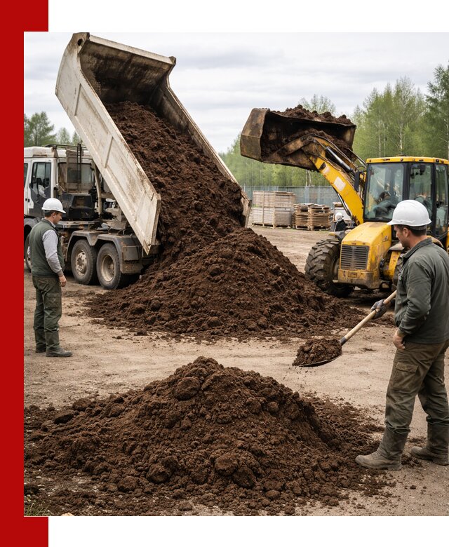 Доставка торфа оптом и в мешках в Севастополе