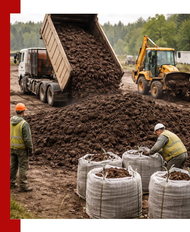 Доставка нейтрального торфа в Севастополе оптом и в розницу
