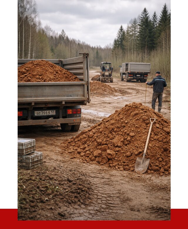 Глина и суглинки в Севастополе от 4644 р. за куб | ПРОНЕРУДСев