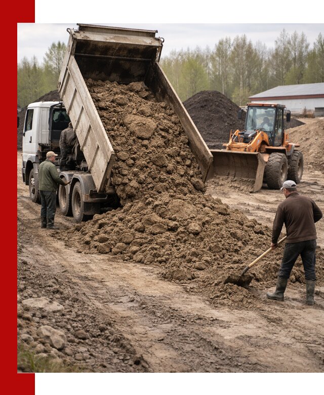 Доставка глин и суглинков в Севастополе оптом и вкрай