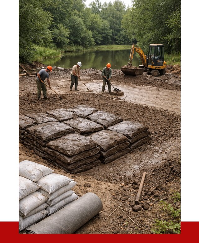 Купить глину для пруда в Севастополе от 4644 р. с доставкой | ПРОНЕРУДСев
