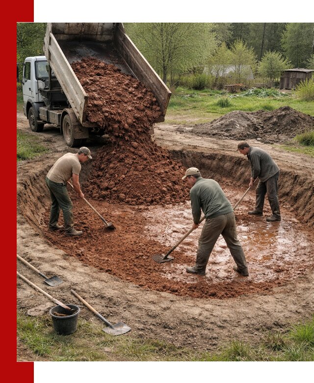 Купить качественную глину для пруда в Севастополе