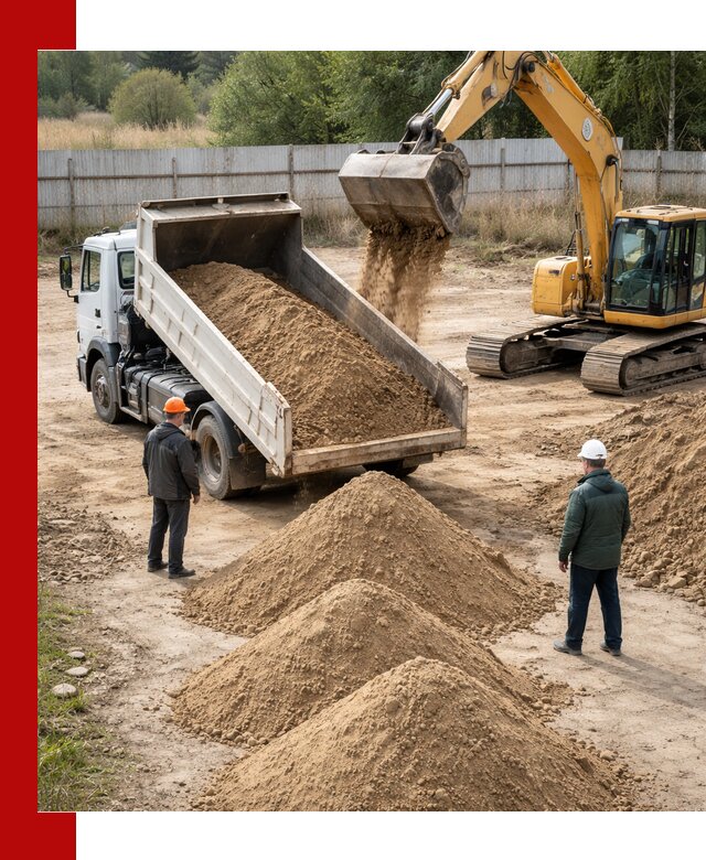 Доставка супеси вагонными и автопартиями в Севастополе