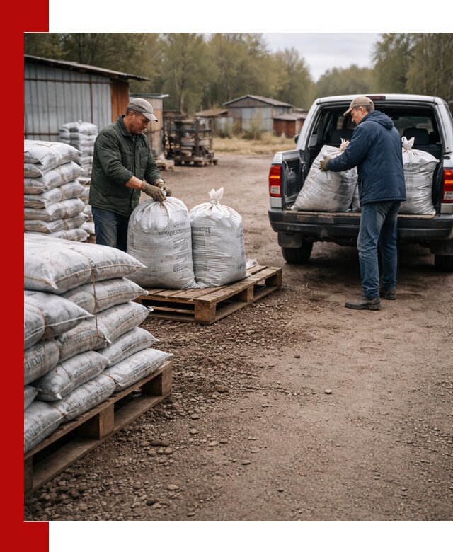 Купить конский навоз в мешках с доставкой в Севастополе