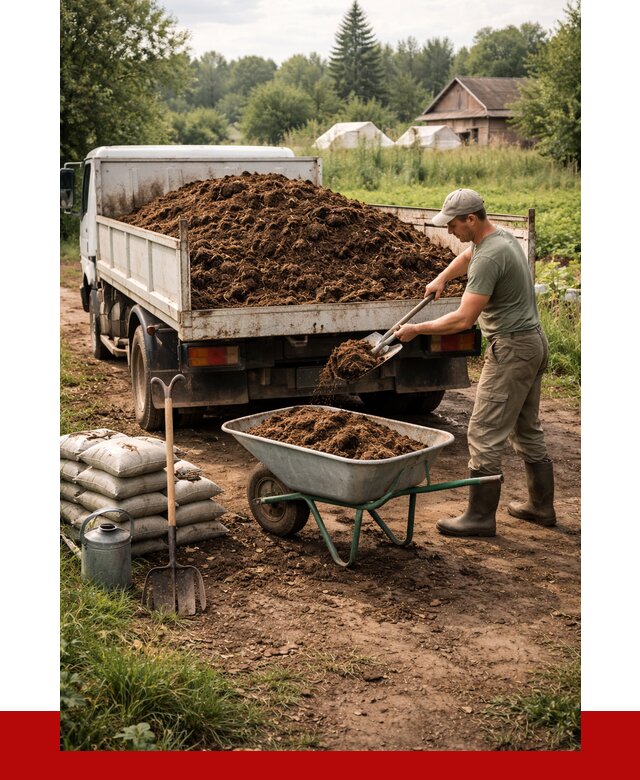 Купить коровий навоз с доставкой в Севастополе от 1858 р. | ПРОНЕРУДСев