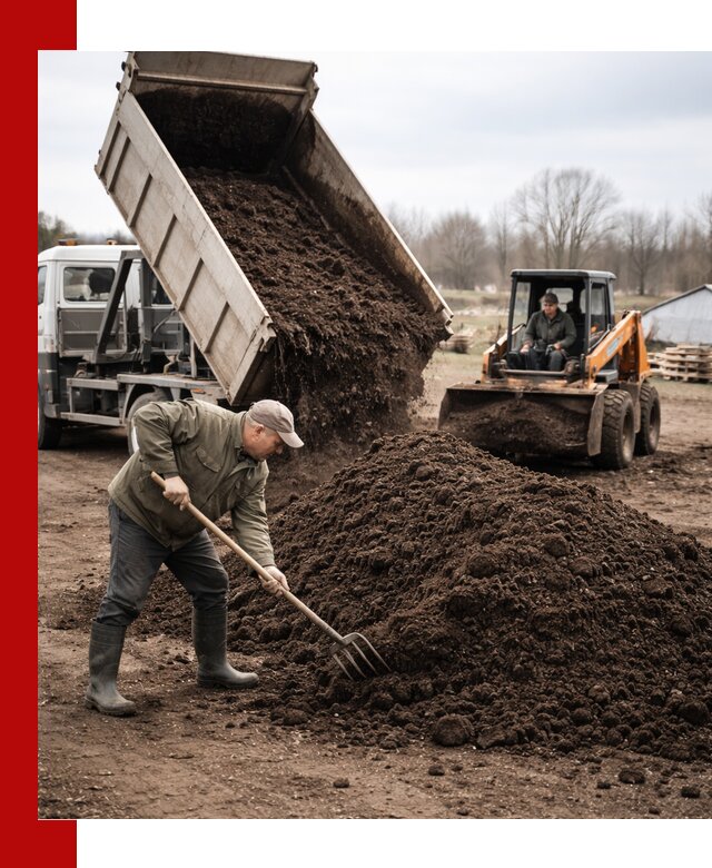 Доставка и продажа перегноя в Севастополе быстро и дешево