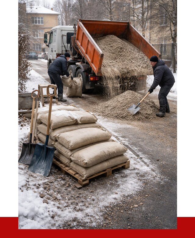 Противогололедные материалы оптом в Севастополе от 4335 р. | ПРОНЕРУДСев