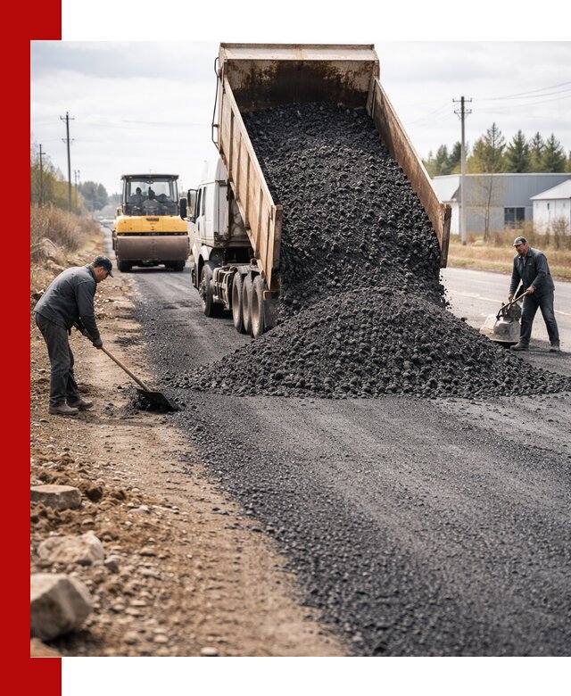 Асфальтовая крошка для дорог в Севастополе — поставка и доставка
