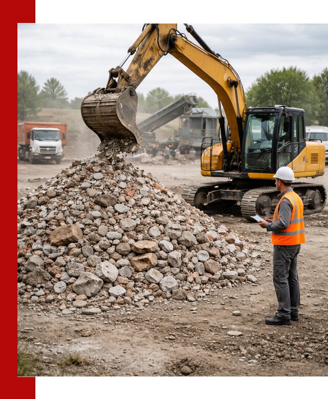 Доставка и вывоз строительного боя в Севастополе