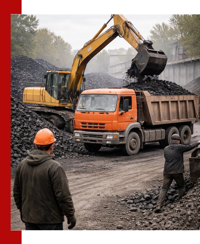 Доставка угля автотранспортом в Севастополе быстро и выгодно