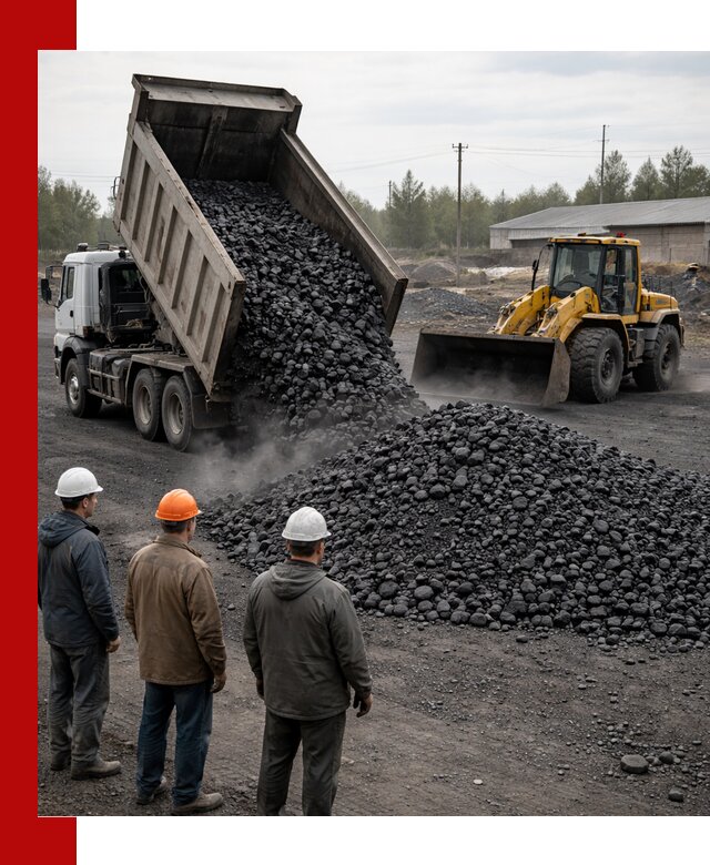 Доставка угля антрацита в Севастополе с самосвалами и погрузкой