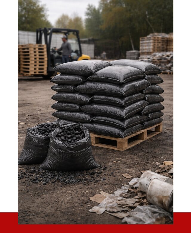 Купить уголь в мешках с доставкой в Севастополе от 7741 р. | ПРОНЕРУДСев