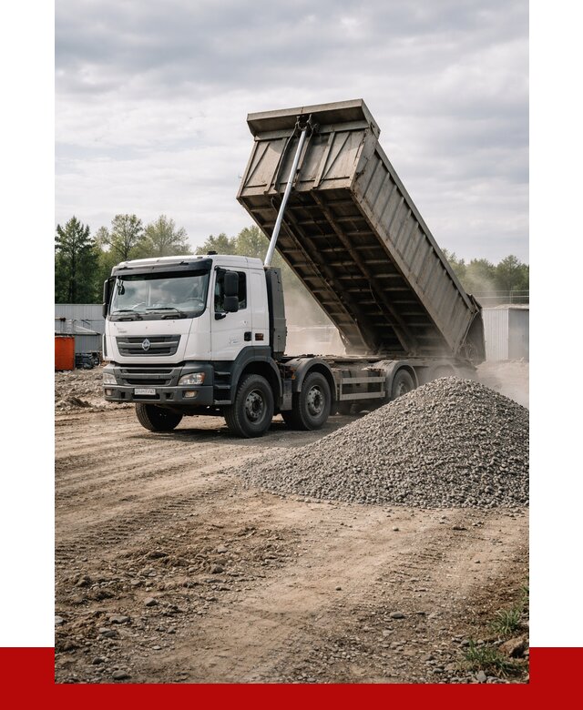 Доставка самосвалом 40 кубов в Севастополе от 9289 р. | ПРОНЕРУДСев