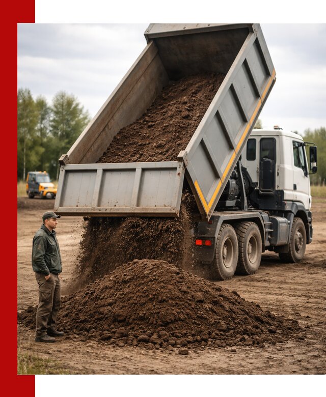 Аренда самосвала с водителем в Севастополе для сыпучих грузов и навоза