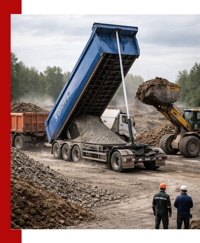 Аренда тонар 40 тонн в Севастополе с доставкой материалов