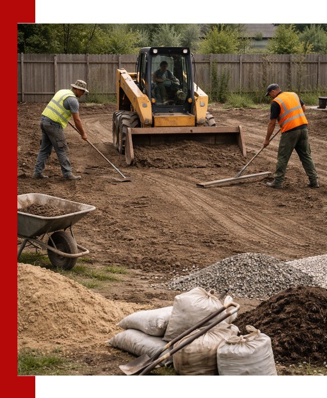 Выравнивание участка под строительство и благоустройство в Севастополе