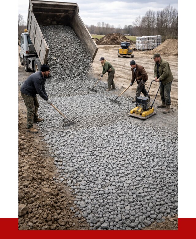 Устройство щебеночной подушки в Севастополе от 4644 р. ПРОНЕРУДСев